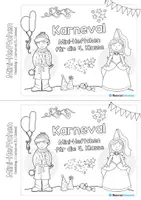 Vorschau - Arbeitsblätter - Mini-Heftchen: Fasching / Karneval (4. Klasse) - Seite 2