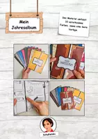 Vorschau - Arbeitsblätter - Mein Jahresalbum - Deckblatt