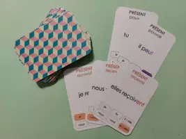 Aperçu - Jeux - 8 familles des verbes du 3e groupe au présent - Page de couverture