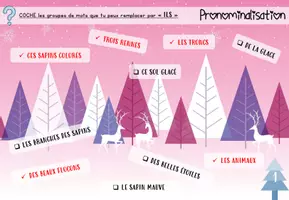 Aperçu - Fiches - Pronominalisation thème hiver - Page 3