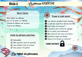 Aperçu - Fiches - Les types de phrases atelier - Page 2