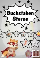 Vorschau - Poster - Buchstaben-Helden: Buchstabensterne / Buchstabenplakate - Deckblatt