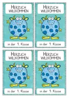 Vorschau - Anderer Materialtyp - Monster - Willkommen in der 1. Klasse - Begrüßungskärtchen nach den Sommerferien - Seite 2