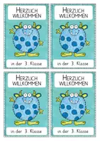 Vorschau - Anderer Materialtyp - Monster - Willkommen in der 3. Klasse - Begrüßungskärtchen nach den Sommerferien - Seite 2