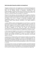 Vorschau - Arbeitsblätter - Welche Rolle spielte Propaganda in der Kriegsführung? - Seite 1