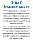 Vorschau - Arbeitsblätter - Programmiersprachen-Ratgeber: Von Python bis C++ - Ein umfassender Blick auf die Top 10, ihre Anwendungen und beeindruckende Projekte - Seite 2