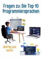 Vorschau - Arbeitsblätter - Fragen zum Text: Die Top 10 Programmiersprachen - Deckblatt