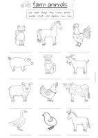 Vorschau - Arbeitsblätter - farm animals: Wortspeicher - Seite 3