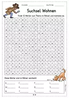 Vorschau - Arbeitsblätter - Möbel Suchsel DaZ DaF A1/A2 - 3-fach differenziert - Seite 3