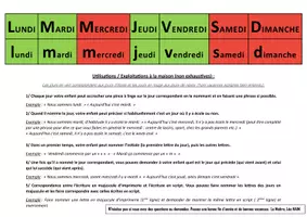 Aperçu - Apprentissages en autonomie - PS/MS jours de la semaine à destination des parents - Page 2