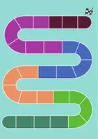 Vorschau - Spiele - 10 Spielfelder-unterschiedliche Felder zum selber beschriften - Deckblatt