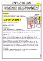 Vorschau - Aufgabenkarten - Kartenspiel zum kleinen Einspluseins - Seite 2
