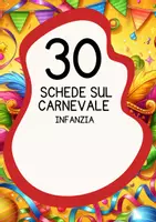 anteprima - Esercizi - Schede didattiche carnevale scuola dell'infanzia - Pagina di copertina