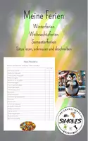 Vorschau - Arbeitsblätter - Meine Weihnachtsferien / Meine Winterferien / Meine Semesterferien - Deckblatt