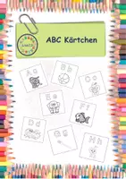 Vorschau - Bildkarten - ABC Kärtchen - Bildkarten - Deckblatt