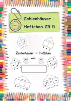 Vorschau - Arbeitsblätter - Zahlenhäuser-Heftchen bis 5 - Deckblatt