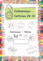 Vorschau - Arbeitsblätter - Zahlenhäuser-Heftchen ZR 10 - Deckblatt