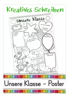 Vorschau - Arbeitsblätter - Unsere Klasse - Vorstellen / Vorstellungsrunde Deutsch und DAZ - Deckblatt