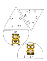 Vorschau - Spiele - Legeblume Einmaleins 2er Reihe - Seite 1