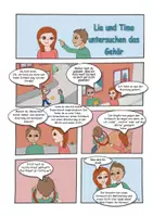 Vorschau - Arbeitsblätter - Lia und Timo untersuchen das Gehör - Deckblatt