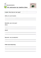 Vorschau - Arbeitsblätter - Lia und Timo untersuchen das räumliche Sehen - Seite 1