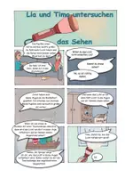 Vorschau - Arbeitsblätter - Lia und Timo untersuchen das Sehen - Deckblatt