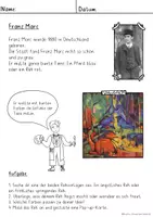 Vorschau - Arbeitsblätter - Franz Marc in der Grundschule, fertige Kunststunden, Farbwirkungen - Seite 2