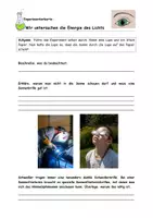 Vorschau - Arbeitsblätter - Lia und Timo untersuchen die Energie des Lichts - Seite 1