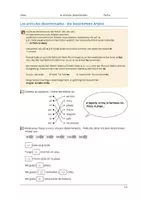 Vorschau - Arbeitsblätter - Los articulos determinados (mit Lösung) - Deckblatt