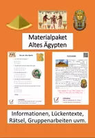 Vorschau - Stundenentwürfe - Materialpaket "Altes Ägypten" Jg. 5+6 inkl. Lösungen - Deckblatt