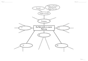 Vorschau - Arbeitsblätter - Ernährung: Mind-Map - Seite 3