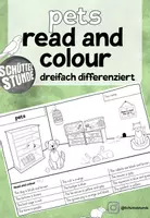 Vorschau - Arbeitsblätter - PAKET - pets - Seite 1