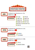 Προεπισκόπηση - Υποστηρικτικό υλικό / Ειδική αγωγή - Κανόνες Ορθογραφίας Ρημάτων (θεωρία-στολισμός) - Εξώφυλλο
