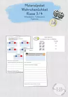 Vorschau - Unterrichtsreihen - Materialpaket Wahrscheinlichkeit - Deckblatt