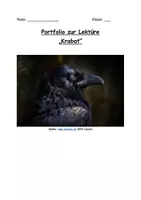 Vorschau - Arbeitsblätter - Portfolio zur Lektüre Krabat (von Otfried Preußler) - Deckblatt