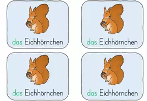 Vorschau - Merkblätter - Wortschatzheft Tiere im Winter - Seite 2