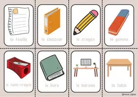 Vorschau - Bildkarten - Cartes Vocabulaire - Unité 1 - Deckblatt