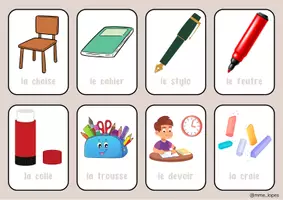 Vorschau - Bildkarten - Cartes Vocabulaire - Unité 1 - Seite 1
