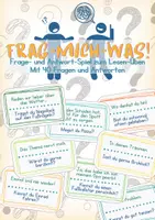 Vorschau - Spiele - Frag-mich-was - Spiel - 40 Frage- und Antwortkärtchen zum Lesen üben mit Spaß - Deckblatt