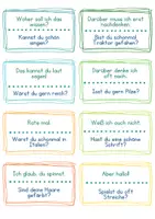 Vorschau - Spiele - Frag-mich-was - Spiel - 40 Frage- und Antwortkärtchen zum Lesen üben mit Spaß - Seite 2