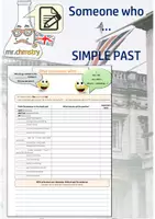 Vorschau - Arbeitsblätter - Englisch | talking chatting | someone who | simple past | INTERAKTIV - Deckblatt