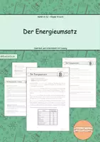 Vorschau - Arbeitsblätter - Ernährung: Der Energieumsatz - Deckblatt