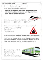 Vorschau - Arbeitsblätter - Quiz zum Zug-Reportage - mit Lösung - Seite 2