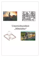 Vorschau - Stundenentwürfe - XXL Materialpaket "Mittelalter" inkl. Lösungen - Seite 1
