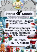 Vorschau - Arbeitsblätter - Weihnachtsgedicht – Joseph von Eichendorff - Deckblatt