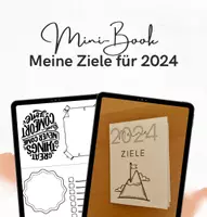 Vorschau - Arbeitsblätter - Mini-Book: Jahresziele für Schüler:innen - Deckblatt