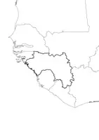 Vorschau - Arbeitsblätter - Landkartre von Guinea stumme Karte mit Umrissen der Nachbarländer - Seite 3