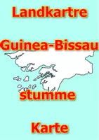 Vorschau - Arbeitsblätter - Landkartre von Guinea-Bissau stumme Karte mit Umrissen der Nachbarländer - Deckblatt