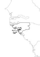 Vorschau - Arbeitsblätter - Landkartre von Guinea-Bissau stumme Karte mit Umrissen der Nachbarländer - Seite 3