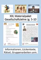 Vorschau - Stundenentwürfe - XXL Materialpaket "Gesellschaftslehre für die Jg. 5-10“ inkl. Lösungen - Deckblatt